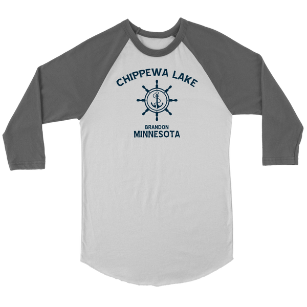 UNISEX Raglan Shirt, Chippewa Lake, Nautical