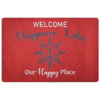 Door Mat, Chippewa Lake, Nautical